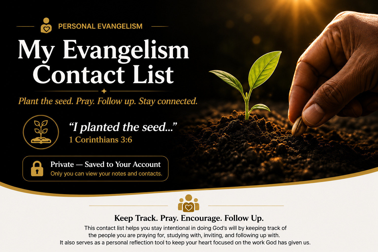 My Evangelism Contact List